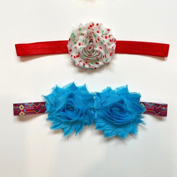 NWOT Handmade Flower Girls Headbands - Picture 3 of 5